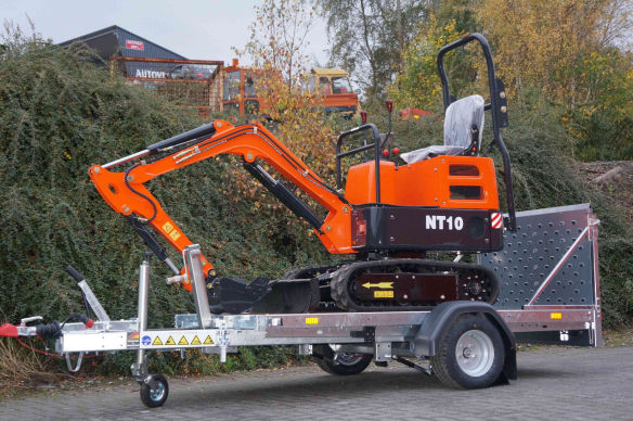 Nante Microbagger Minibagger NT10 910 kg Bagger inkl. Kippanhänger Nante Microbagger Minibagger NT10 910 kg Bagger inkl. Kippanhänger