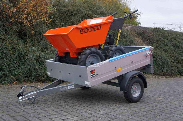 Delta-Competent Minidumper 4x4 inkl. Anhänger