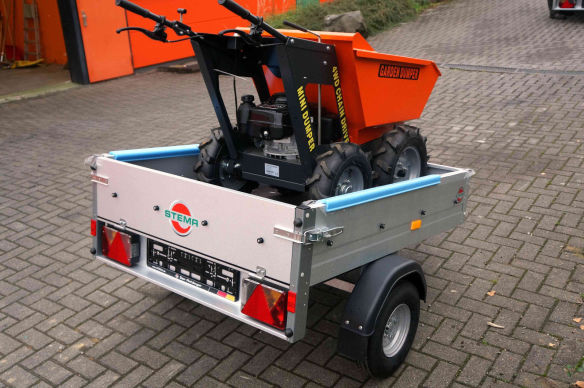 Delta-Competent Minidumper 4x4 inkl. Anhänger