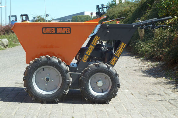 Delta-Competent Minidumper 4x4 inkl. Anhänger