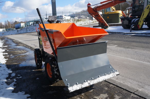 Delta-Competent Schneeschild für Minidumper