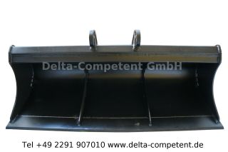 Delta-Competent CW10 Grabenräumer 1800mm mit Hardox Schneide 