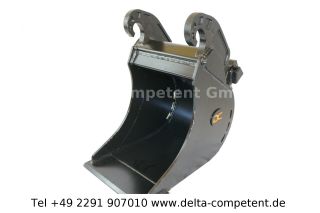 Delta-Competent CW10 Tieflöffel Kabellöffel 400mm mit Hardox Schneide 