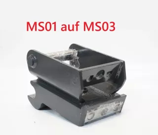 Adapter MS01 auf MS03 Schnellwechsler SW01 auf SW03 