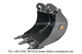 Delta-Competent CW00 Tieflöffel 350mm mit Hardox Schneide 