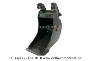 Delta-Competent CW05 Tieflöffel Kabellöffel 230mm mit Hardox Schneide 