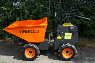 Delta-Competent elektronischer Minidumper Schubkarre Knickgelenkt 300kg 