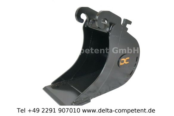 Delta-Competent CW00 Tieflöffel Kabellöffel 230mm mit Hardox Schneide