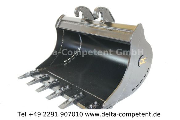 Delta-Competent CW05 Tieflöffel 800mm mit Hardox Schneide