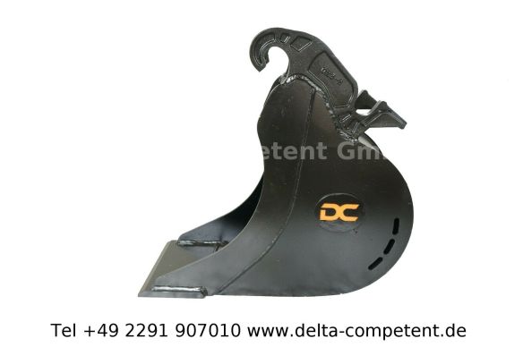 Delta-Competent CW05 Tieflöffel Kabellöffel 230mm mit Hardox Schneide