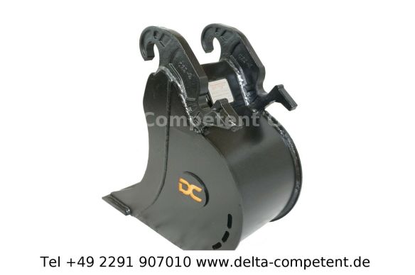 Delta-Competent CW05 Tieflöffel Kabellöffel 250mm mit Hardox Schneide