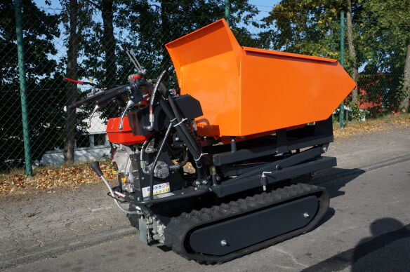 Delta-Competent Hochentlader Raupendumper Kettendumper hydr. Kippbar 500kg