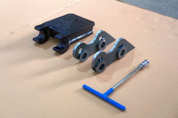 Delta-Competent Schnellwechsler Rohling MS01 zum selber schweißen für Bagger bis 2t