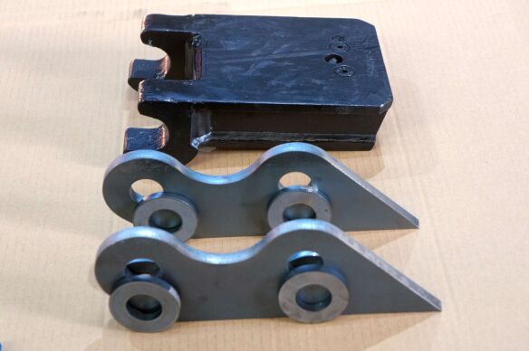 Delta-Competent Schnellwechsler Rohling MS01 zum selber schweißen für Bagger bis 2t