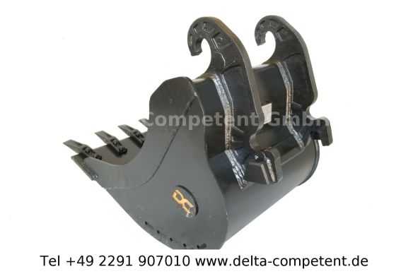 Delta-Competent CW10 Tieflöffel 600mm mit Hardox Schneide