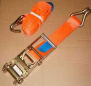 Delta-Competent Schwerlastgurt Lkw Spanngurt Zurrgurt 10t 10 Tonnen,4 m Meter 75mm Orange