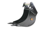 Delta-Competent MS03 Tieflöffel Baggerschaufel Baggerlöffel Minibagger 20 cm 200 mm Hardox