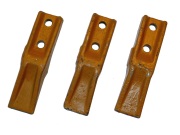 Nante Baggerzähne Löffelzahn Baggerzahn Schaufelzahn Flachzahn Lochabstand 45 mm