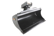 Delta-Competent hydraulischer Grabenräumer Baggerschaufel Humusschaufel MS03 Minibagger 120 cm
