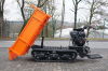 Delta-Competent Kettendumper mit Flachladepritsche 800kg Nutzlast