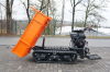 Delta-Competent Kettendumper mit Flachladepritsche 800kg Nutzlast