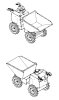 Delta-Competent elektronischer Minidumper Schubkarre Knickgelenkt 300kg